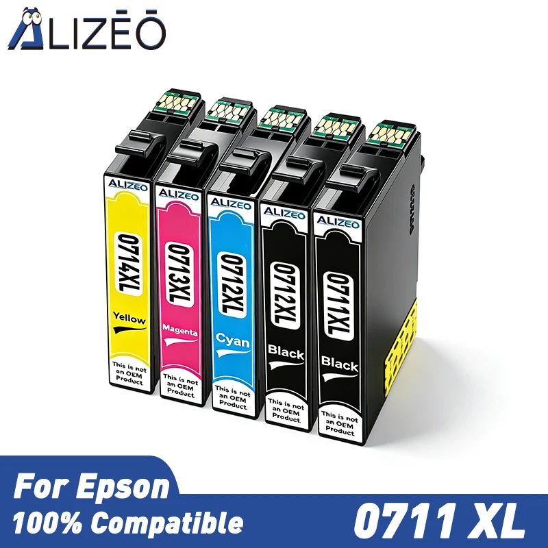 T0711 T0712 T0713 T0714 Ink Cartridge Compatible For Epson Stylus DX6050 DX7400 DX7450 DX8400 DX8450 DX9400 X110 SX215 Printer
T0711 T0712 T0713 T0714 Ink Cartridge Compatible For Epson Stylus DX6050 DX7400 DX7450 DX8400 DX8450 DX9400 X110 SX215 Printer