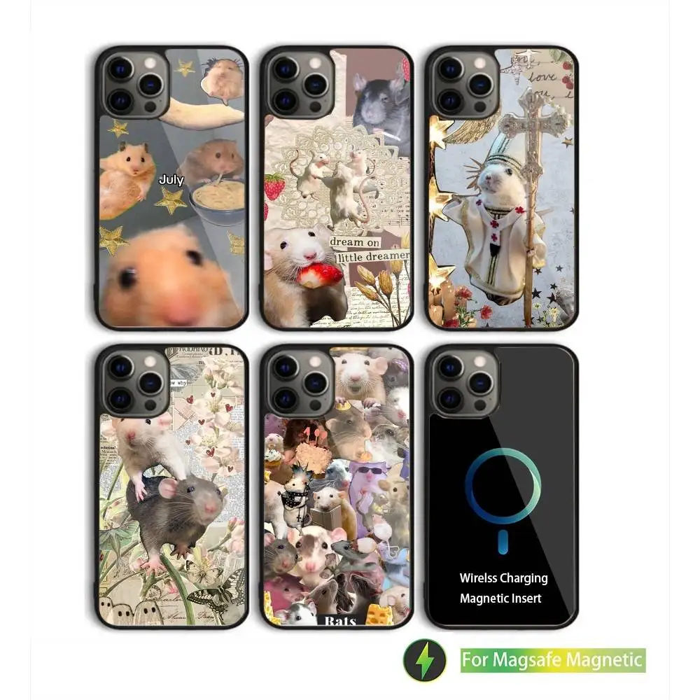 Mouse Rat Cute Phone Case For iPhone 16,15,14,13,12,11,Pro,Max,Plus,Mini,SE New Magsafe Magnetic Wireless Charging
Mouse Rat Cute Phone Case For iPhone 16,15,14,13,12,11,Pro,Max,Plus,Mini,SE New Magsafe Magnetic Wireless Charging