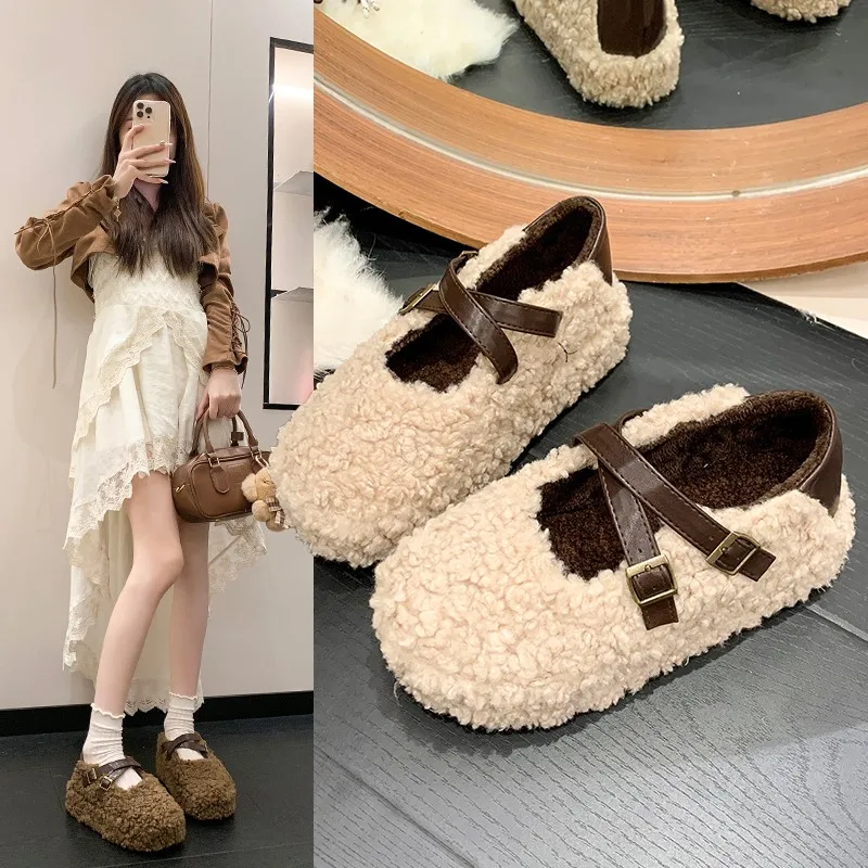 Дизайнерские винтажные женские теплые туфли на плоской подошве с мелкой пряжкой на ремне, весенне-осенние женские удобные лоферы
Дизайнерские винтажные женские теплые туфли на плоской подошве с мелкой пряжкой на ремне, весенне-осенние женские удобные лоферы