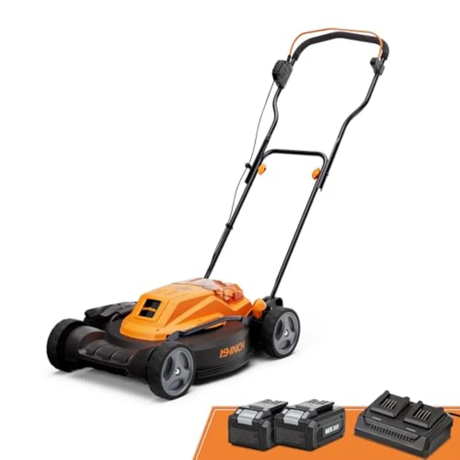 CLMF4819X 19-inch Brushless Cordless Lawn Mower with 2X24V MAX* 4.0Ah Battery and a Dual Charger 6 Cutting Position
CLMF4819X 19-inch Brushless Cordless Lawn Mower with 2X24V MAX* 4.0Ah Battery and a Dual Charger 6 Cutting Position