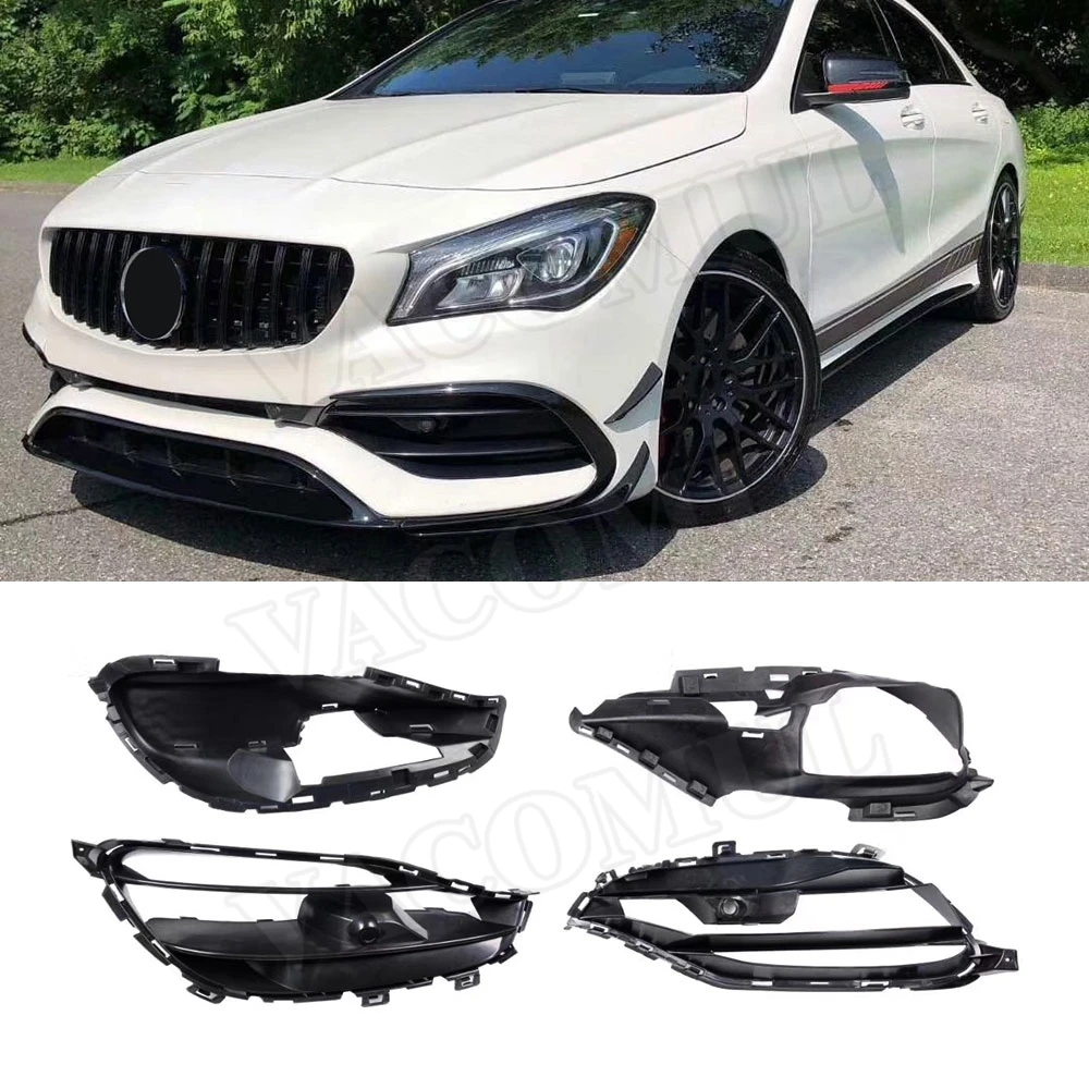 VACOMUL For CLA W117 ABS Black Front FogLamp Air Vent Trim Grill Frame For Benz CLA Class W117 CLA200 CLA220 CLA45 AMG 2016-2018
VACOMUL For CLA W117 ABS Black Front FogLamp Air Vent Trim Grill Frame For Benz CLA Class W117 CLA200 CLA220 CLA45 AMG 2016-2018