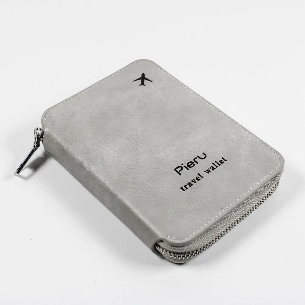 Multi-functional Zipper Passport Bag RFID Anti-theft PU Leather Credit ID Card Holder Waterproof with Large Space Travel Wallet
Multi-functional Zipper Passport Bag RFID Anti-theft PU Leather Credit ID Card Holder Waterproof with Large Space Travel Wallet