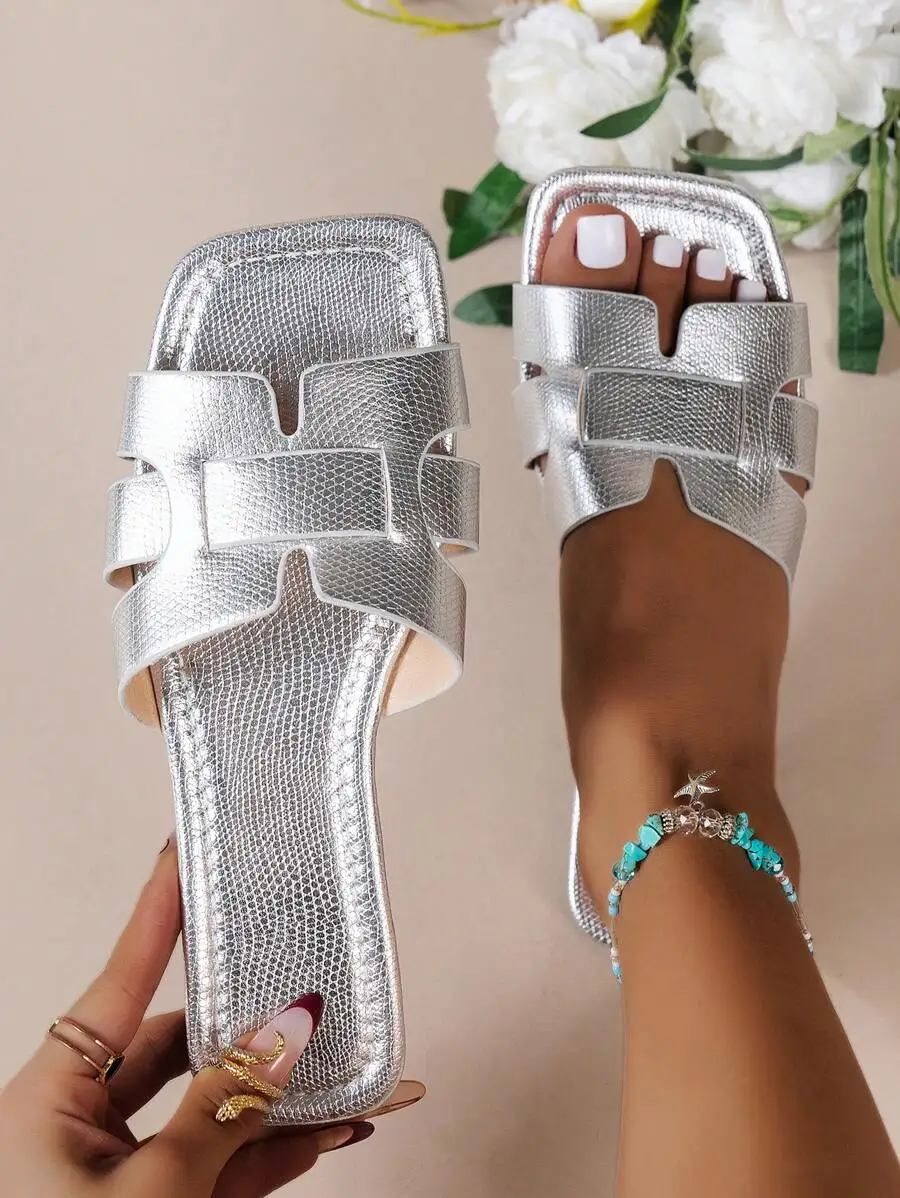 Womens Flat Open Toe Sandals With H-Shape Strap, Casual Bohemian Style For Summer Beach Holiday
Womens Flat Open Toe Sandals With H-Shape Strap, Casual Bohemian Style For Summer Beach Holiday