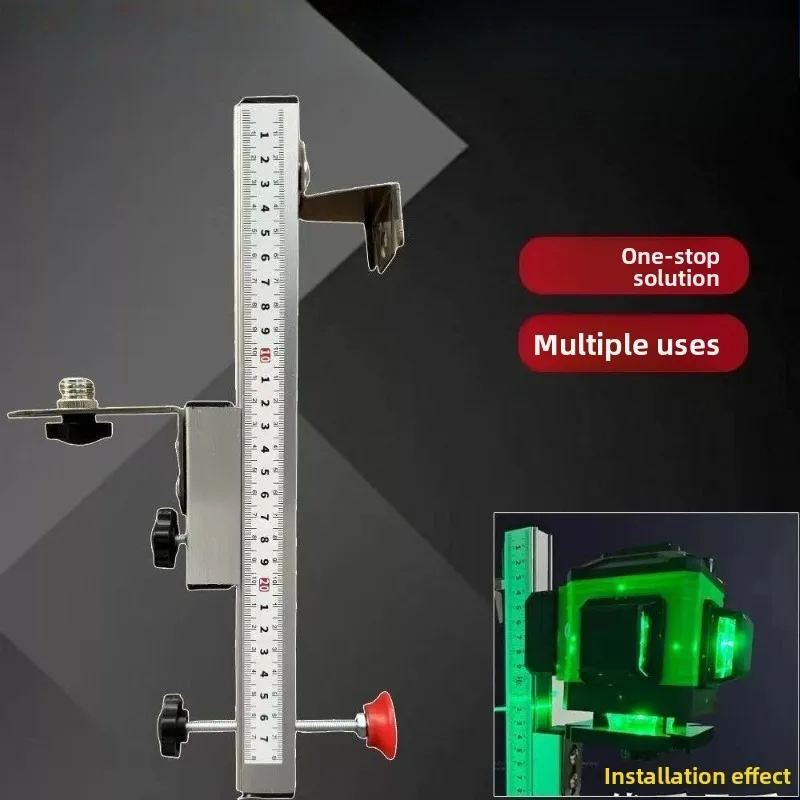 Multi functional leveling instrument hanging bracket for adjustment and lifting, wall bracket for level, wall hanging tool
Multi functional leveling instrument hanging bracket for adjustment and lifting, wall bracket for level, wall hanging tool