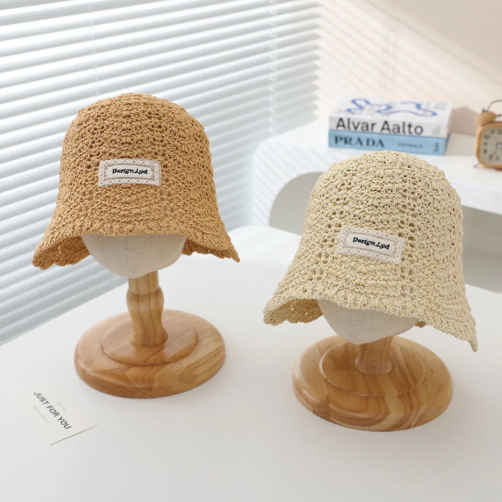 New Summer Girls Woven Bucket Hat Kids Sun Protection Straw Fisherman Hat Outdoor Travel Visor Cap Bucket SunHats for Baby Kids
New Summer Girls Woven Bucket Hat Kids Sun Protection Straw Fisherman Hat Outdoor Travel Visor Cap Bucket SunHats for Baby Kids