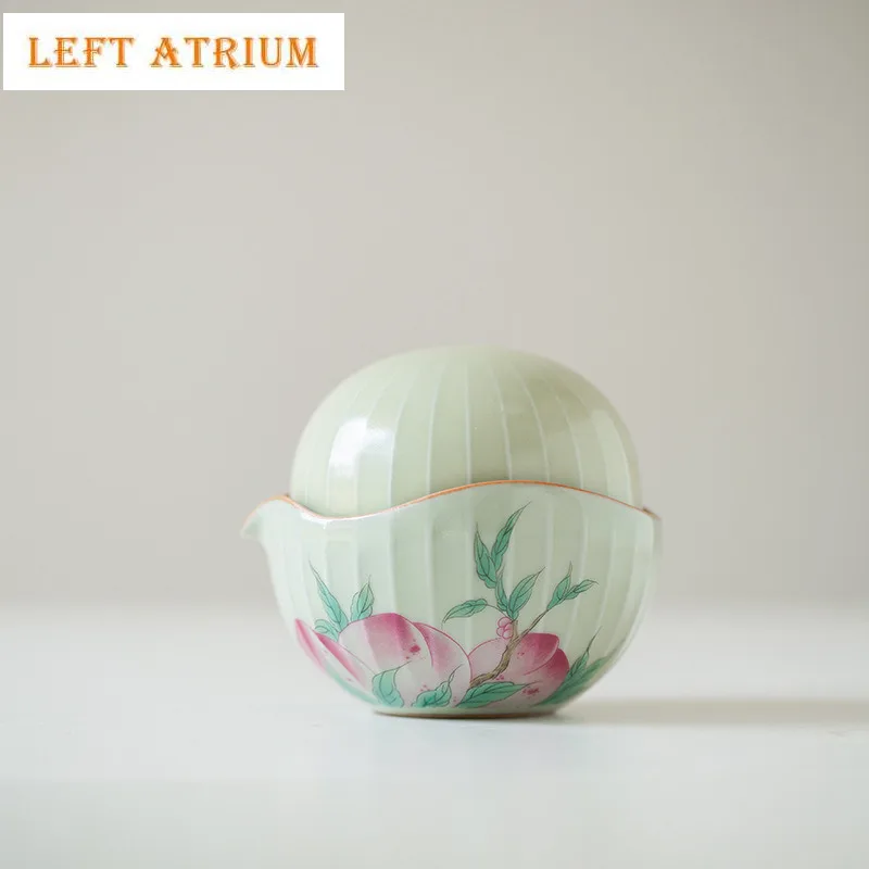Hand Painted Longevity Peach Spherical Travel Tea Set Kit Retro 1 Pot 1 Cups Tea Making Organizer Portable Camping Stock Bags
Hand Painted Longevity Peach Spherical Travel Tea Set Kit Retro 1 Pot 1 Cups Tea Making Organizer Portable Camping Stock Bags