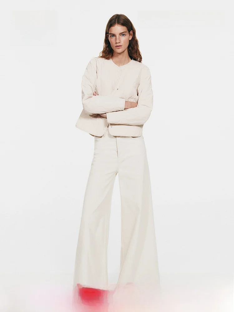 H&M Women's Short Outerwear Autumn Winter High Intelligence Wind Nylon Warm Jacket 1319957 Simple Style Fitted Version Pocket
H&M Women's Short Outerwear Autumn Winter High Intelligence Wind Nylon Warm Jacket 1319957 Simple Style Fitted Version Pocket