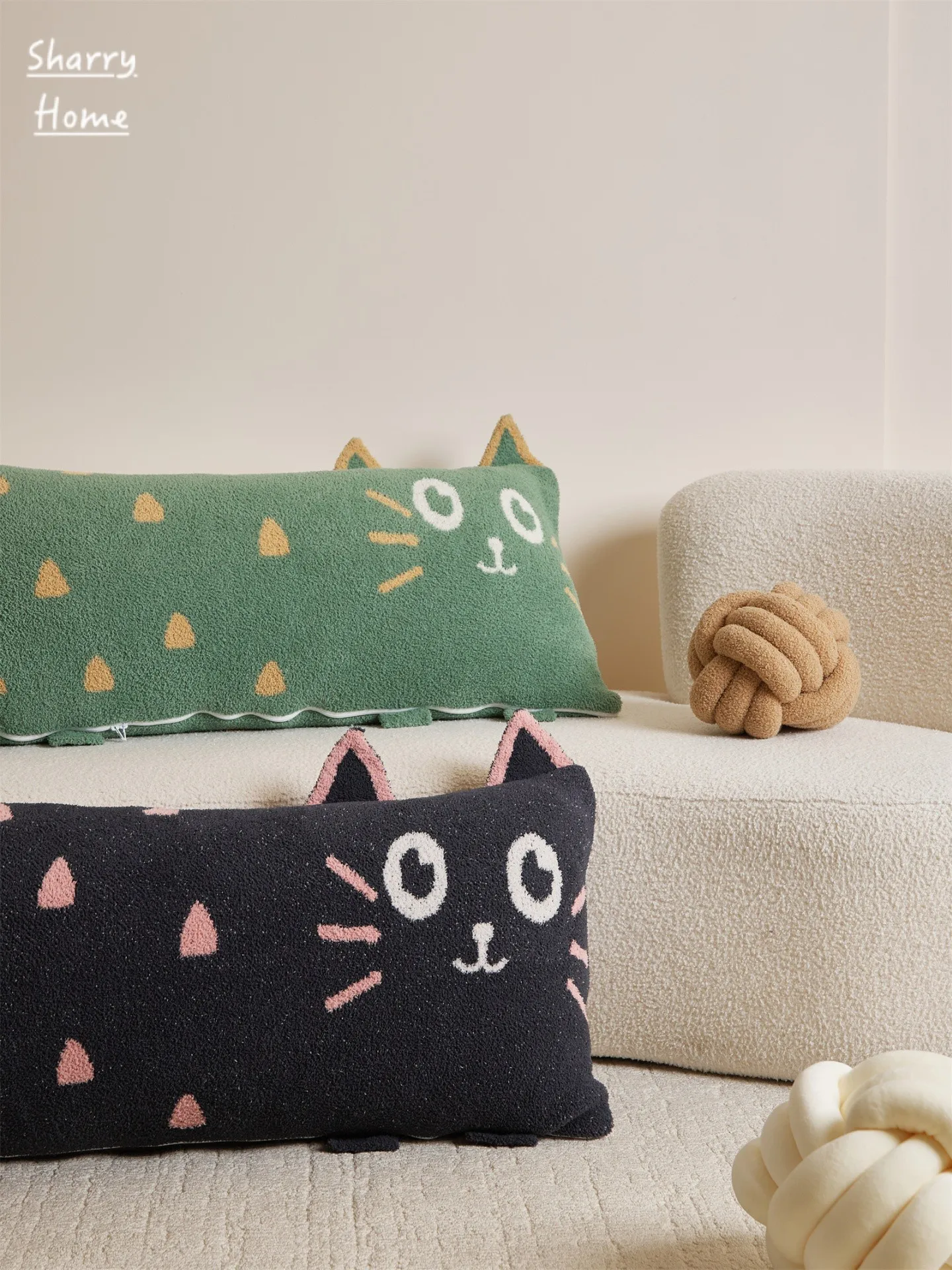 Adorable Cartoon Animal Ear Tow Pillow Detachable Waable Home Decor een Bla Pink Long ape Cuion Polyester Fiber
Adorable Cartoon Animal Ear Tow Pillow Detachable Waable Home Decor een Bla Pink Long ape Cuion Polyester Fiber
