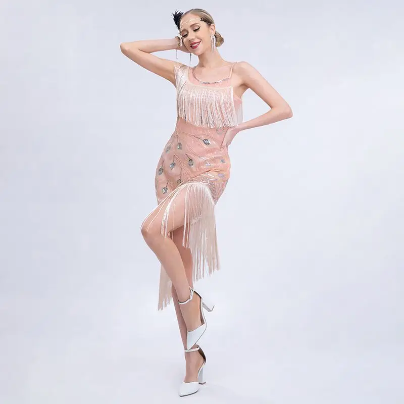 Sequin DressThe Great Gatsby 1920s Flapper Retro Fringe Dress Wedding Cocktail Party Prom Mid Length Evening Dress
Sequin DressThe Great Gatsby 1920s Flapper Retro Fringe Dress Wedding Cocktail Party Prom Mid Length Evening Dress
