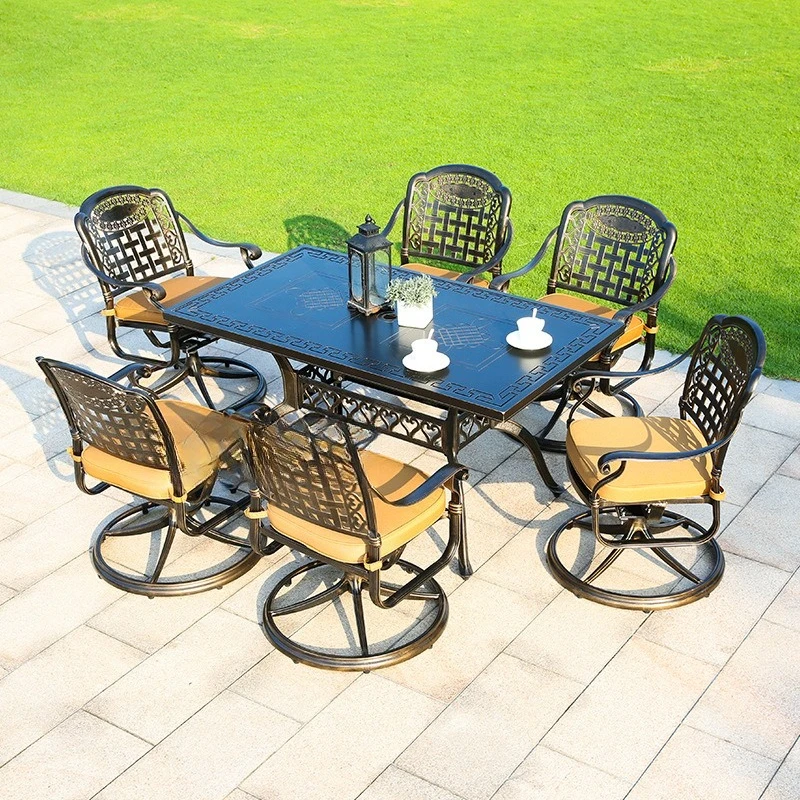 Indoor and outdoor garden courtyard cast aluminum outdoor tables and chairs courtyard garden leisure tables and chairs balcony
Indoor and outdoor garden courtyard cast aluminum outdoor tables and chairs courtyard garden leisure tables and chairs balcony