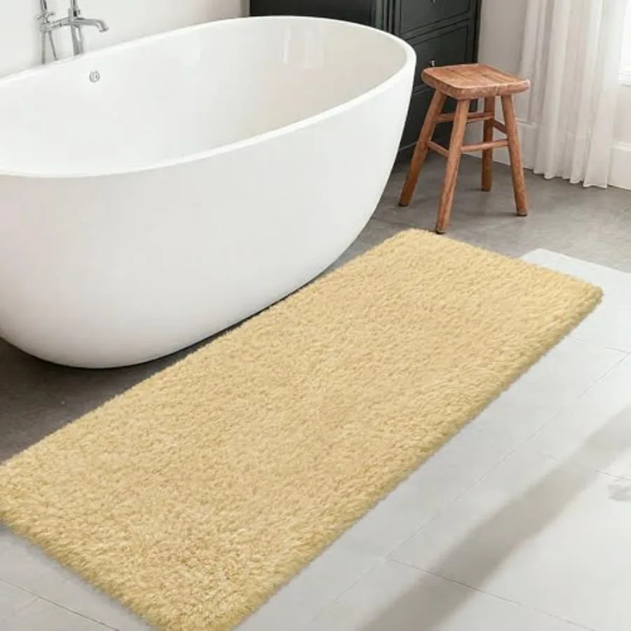 Bathroom Runner Rug Non Slip Fluffy Long Bath Mat Soft Shaggy Absorbent Microfiber Bath Rugs Machine Washable Bath Mats for Bat
Bathroom Runner Rug Non Slip Fluffy Long Bath Mat Soft Shaggy Absorbent Microfiber Bath Rugs Machine Washable Bath Mats for Bat