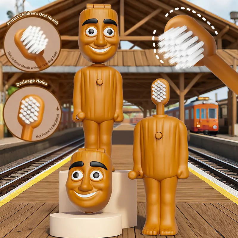 Italian Brainrot Children's Toothbrush Tung Tung Tung Sahur Anime Soft Nylon Bristle Toothbrush Travel Funny Teeth Brush Toy
Italian Brainrot Children's Toothbrush Tung Tung Tung Sahur Anime Soft Nylon Bristle Toothbrush Travel Funny Teeth Brush Toy