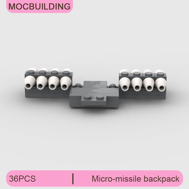 MOC Building Blocks DIY Assemble Bricks Micro-missile alternate Backpack for SM-23 Mosquito Educational Model Toys Gifts 1129PCS
MOC Building Blocks DIY Assemble Bricks Micro-missile alternate Backpack for SM-23 Mosquito Educational Model Toys Gifts 1129PCS