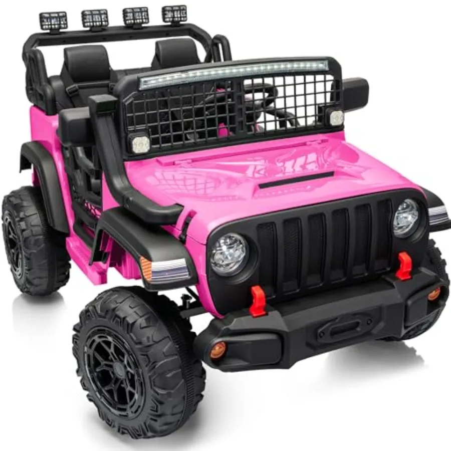 Двухместный детский электромобиль 12В с пультом управления, для детей 4-8 лет, нагрузка до 50 кг, LED-подсветка - розовый
Двухместный детский электромобиль 12В с пультом управления, для детей 4-8 лет, нагрузка до 50 кг, LED-подсветка - розовый