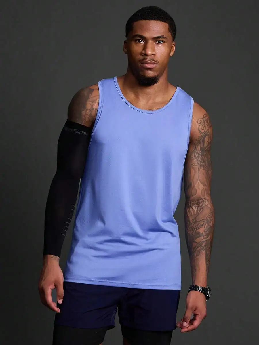 Mens Solid Color Crew Neck Sleeveless Tank Top Breathable Summer Casual Top
Mens Solid Color Crew Neck Sleeveless Tank Top Breathable Summer Casual Top