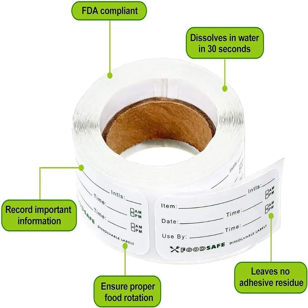Reusable Freezer Labels Food Labels 500 Labels Dissolvable Food Label Stickers No Adhesive Residue Dissolves
Reusable Freezer Labels Food Labels 500 Labels Dissolvable Food Label Stickers No Adhesive Residue Dissolves