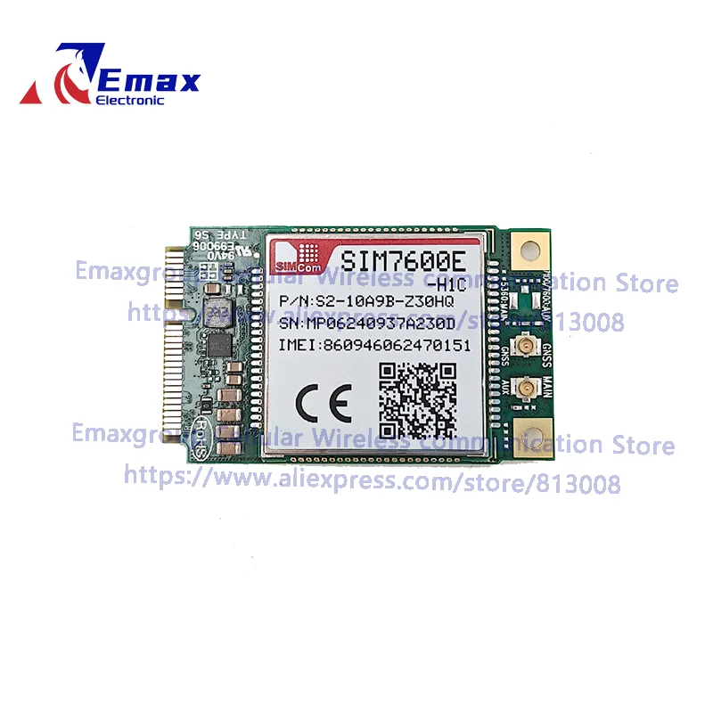 SIMCOM SIM7600E/SIM7600E-H SIM7600E-H1C SIM7600E-H1CD MINI PCIE SIM7600X-H Многодиапазонный модуль LTE CAT4 100% новый и оригинальный
SIMCOM SIM7600E/SIM7600E-H SIM7600E-H1C SIM7600E-H1CD MINI PCIE SIM7600X-H Многодиапазонный модуль LTE CAT4 100% новый и оригинальный