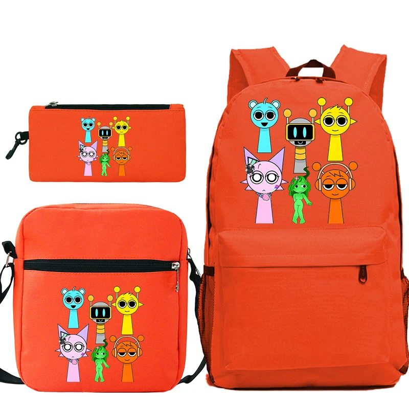 3pcs Set Backpack Cartoon Sprunki School Bag for Boy Girl with Lunch Bag Pencil Box Anime Backpack for Child Sprunki Rucksack
3pcs Set Backpack Cartoon Sprunki School Bag for Boy Girl with Lunch Bag Pencil Box Anime Backpack for Child Sprunki Rucksack
