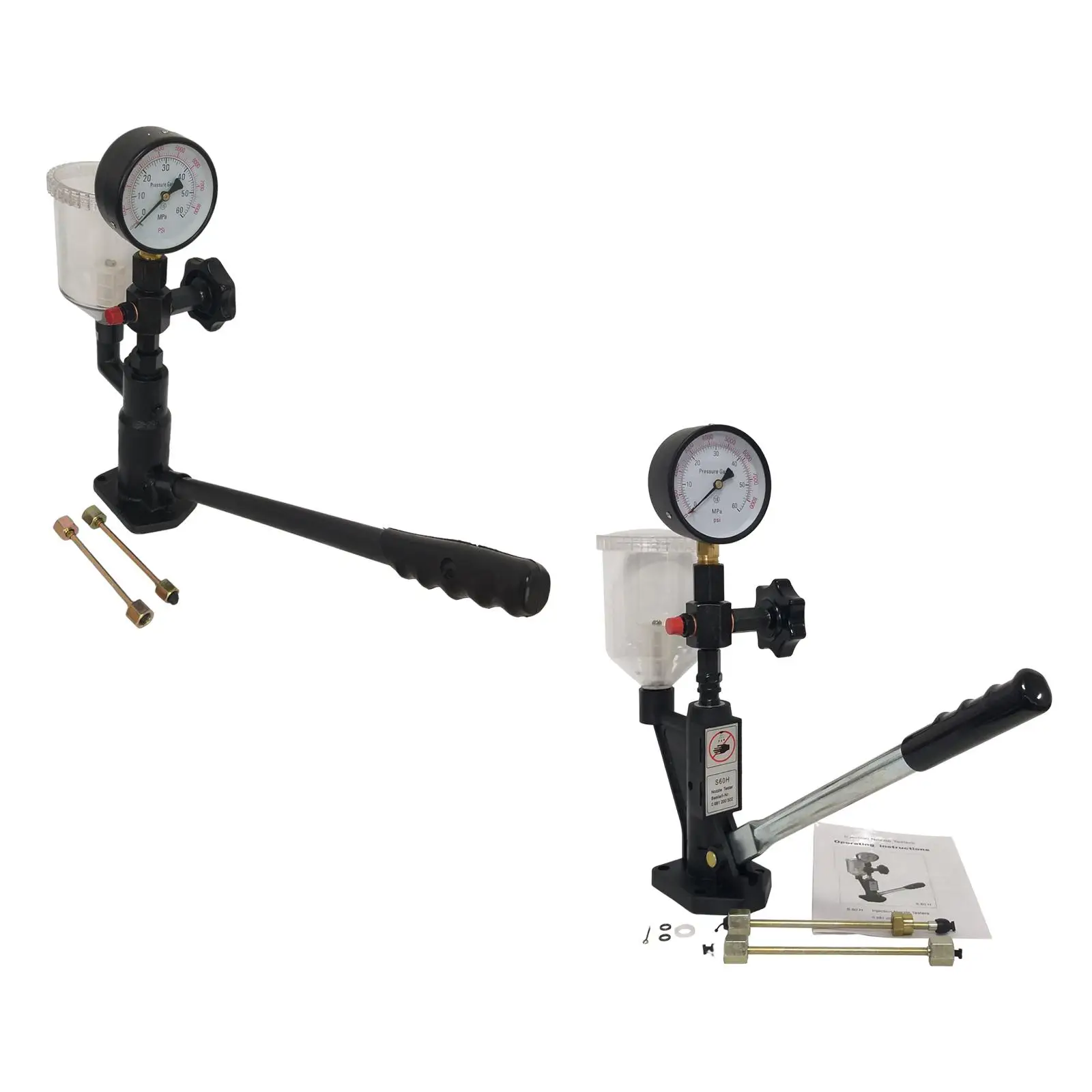 Diesel Nozzle Tester 0 to 8000 PSI Automotive Accessories with 0.8L Oil Cup Adjust Large Measuring Range 0 to 60 Bar
Diesel Nozzle Tester 0 to 8000 PSI Automotive Accessories with 0.8L Oil Cup Adjust Large Measuring Range 0 to 60 Bar