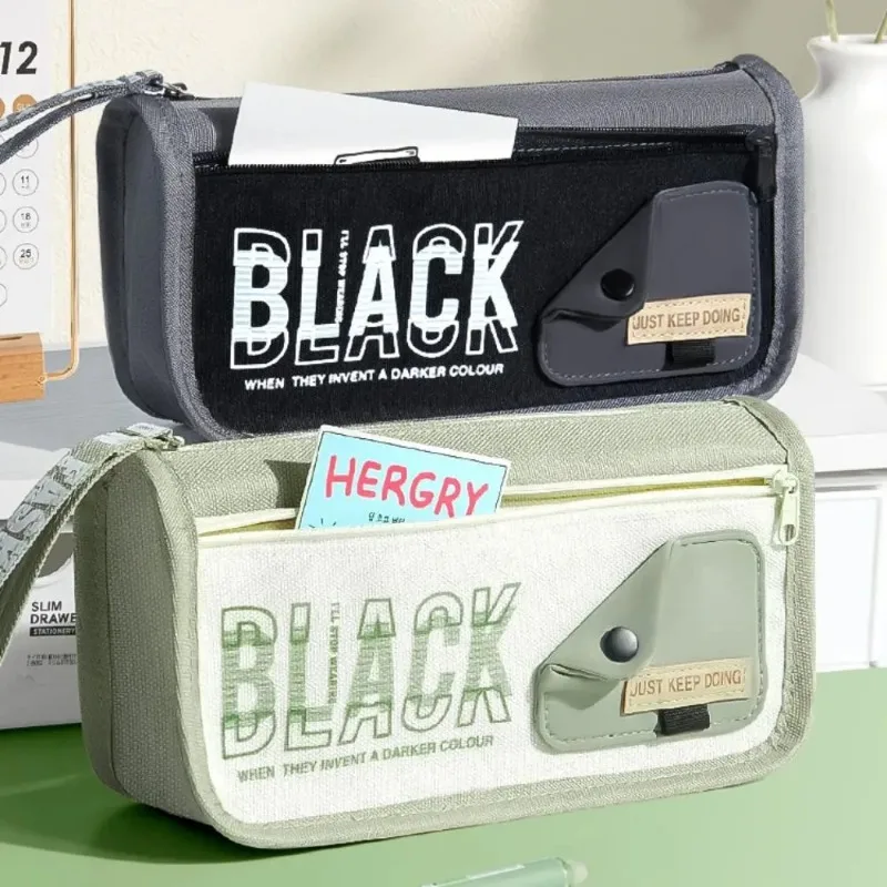 New Large Capacity Pen Bag Handheld Creative Cosmetic Bag Portable High Quality Stationery Bag School
New Large Capacity Pen Bag Handheld Creative Cosmetic Bag Portable High Quality Stationery Bag School