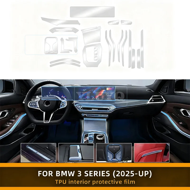 TPU Protective Film for BMW G20 G21 Series 3 2025 Car Interior Center Console Transparent Anti-scratch Repair Accessories
TPU Protective Film for BMW G20 G21 Series 3 2025 Car Interior Center Console Transparent Anti-scratch Repair Accessories