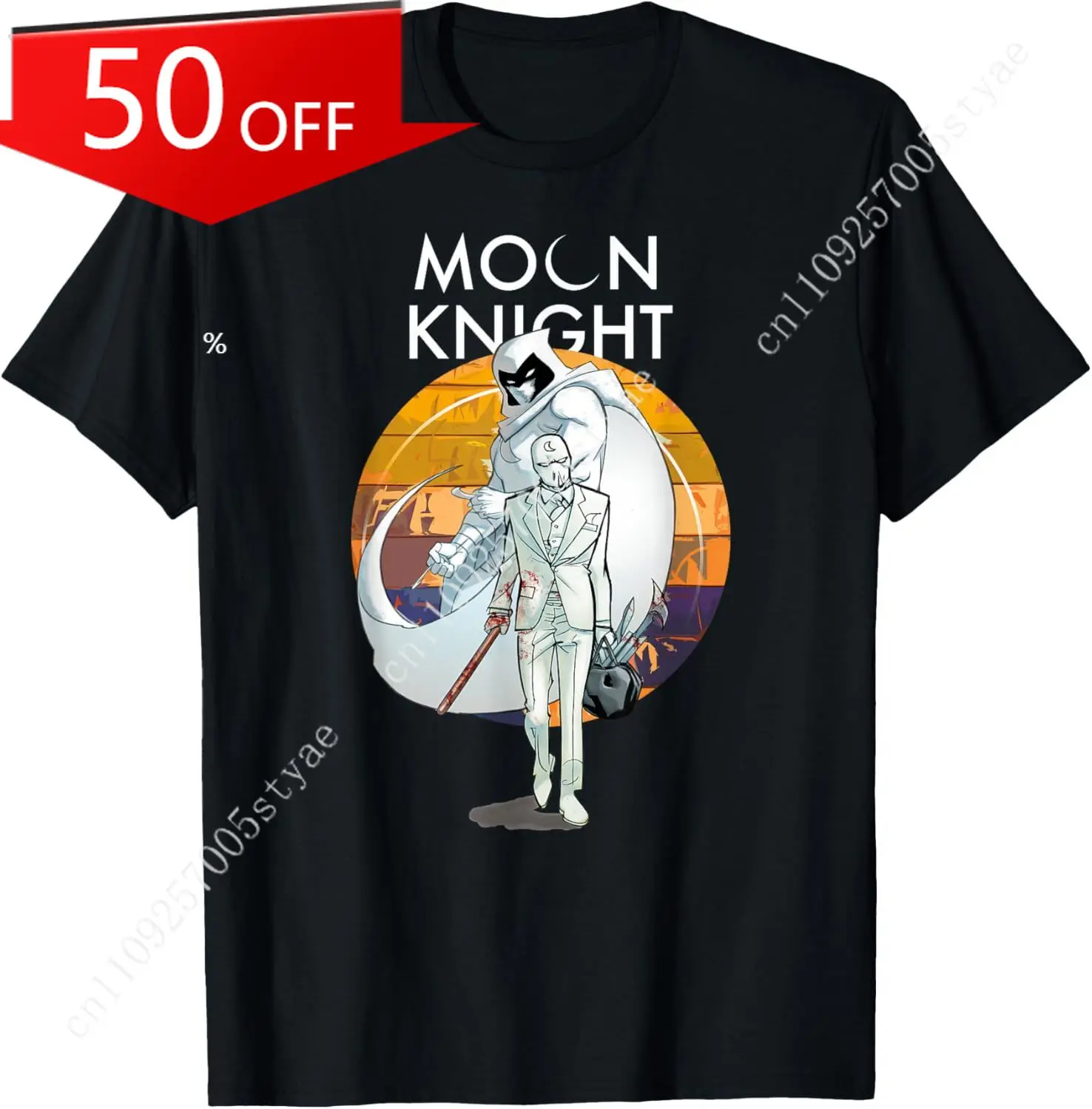 Marvel Moon Knight Marc Spector Comic Book T-Shirt
Marvel Moon Knight Marc Spector Comic Book T-Shirt