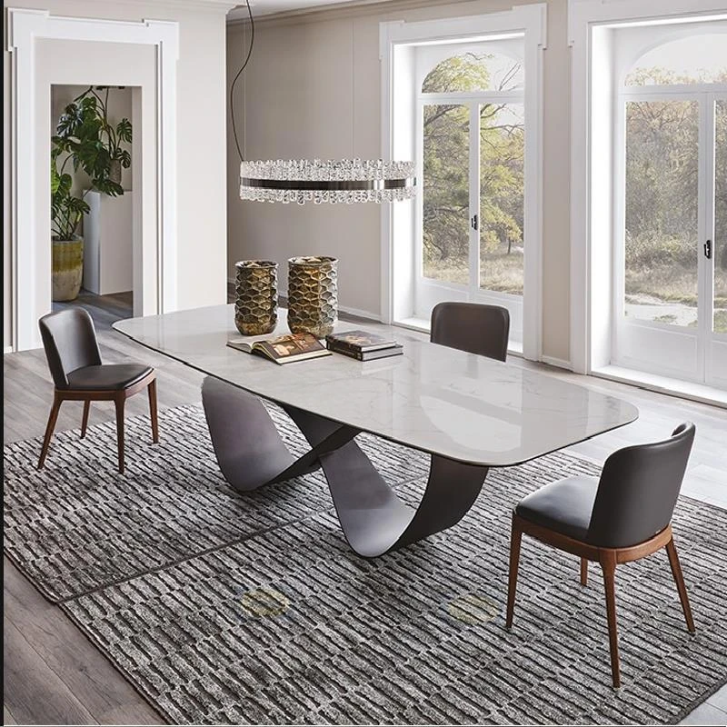 Dining Tables Rectangular Desk Black Long Rock Board Kitchen Table Modern Hotel Office Simple Home Furniture
Dining Tables Rectangular Desk Black Long Rock Board Kitchen Table Modern Hotel Office Simple Home Furniture