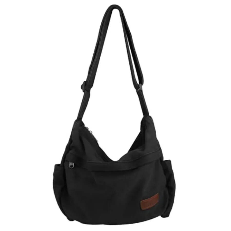 Large Canvas Messenger Bag with Multiple Pockets for Men and Women, Crossbody Shoulder Tote Hobo Laptop Bag
Large Canvas Messenger Bag with Multiple Pockets for Men and Women, Crossbody Shoulder Tote Hobo Laptop Bag