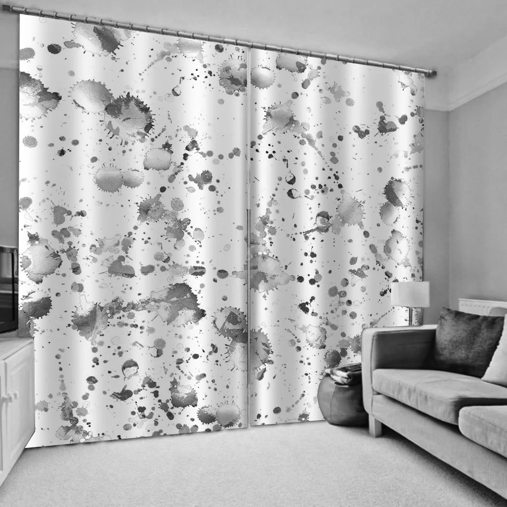 Customized size Luxury Blackout 3D Window Curtains grey curtains living room windproof thickening blackout fabric
Customized size Luxury Blackout 3D Window Curtains grey curtains living room windproof thickening blackout fabric