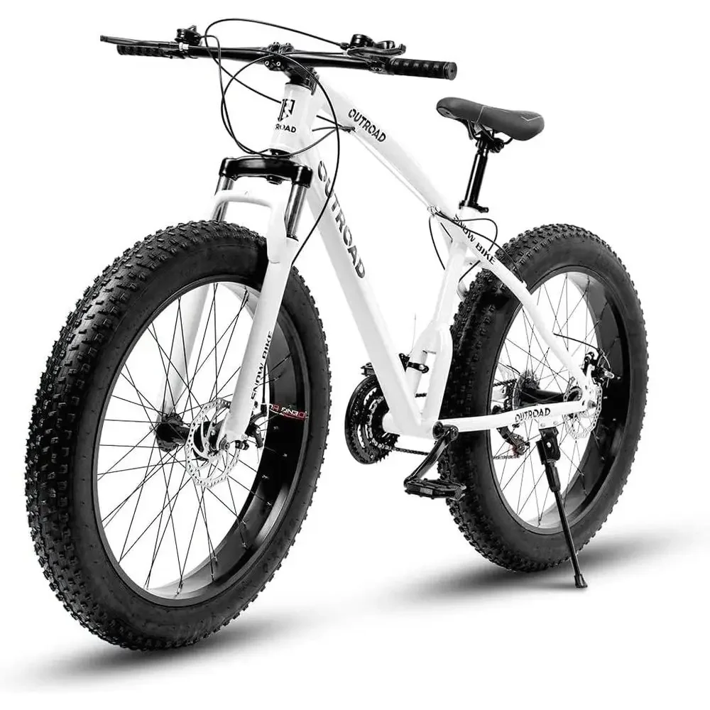 26 Dual Disc Brake Mountain Bike with 7-Speed Gears and Non-Slip Tires
26 Dual Disc Brake Mountain Bike with 7-Speed Gears and Non-Slip Tires