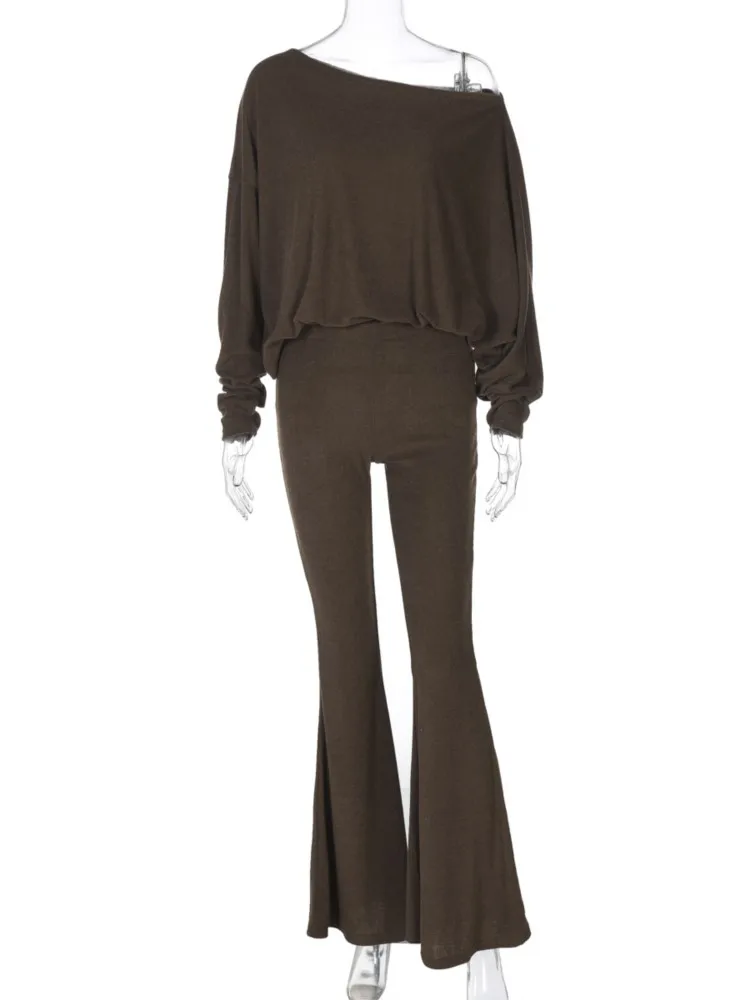 Woman 2 Piece Set Outfit 2026 Autumn New Off-shoulder Long-Sleeved Top Fashion Casual Suit Long Pants Two Piece Outfits Trendy
Woman 2 Piece Set Outfit 2026 Autumn New Off-shoulder Long-Sleeved Top Fashion Casual Suit Long Pants Two Piece Outfits Trendy