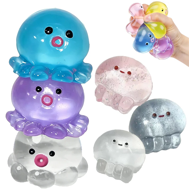 Jellyfish Squishy Kawaii Animal Sea Toy Stress Relief Soft Slow Rising Sensory Fidget Toy Anxiety Pull Focus Desk Accessory Gift
Jellyfish Squishy Kawaii Animal Sea Toy Stress Relief Soft Slow Rising Sensory Fidget Toy Anxiety Pull Focus Desk Accessory Gift