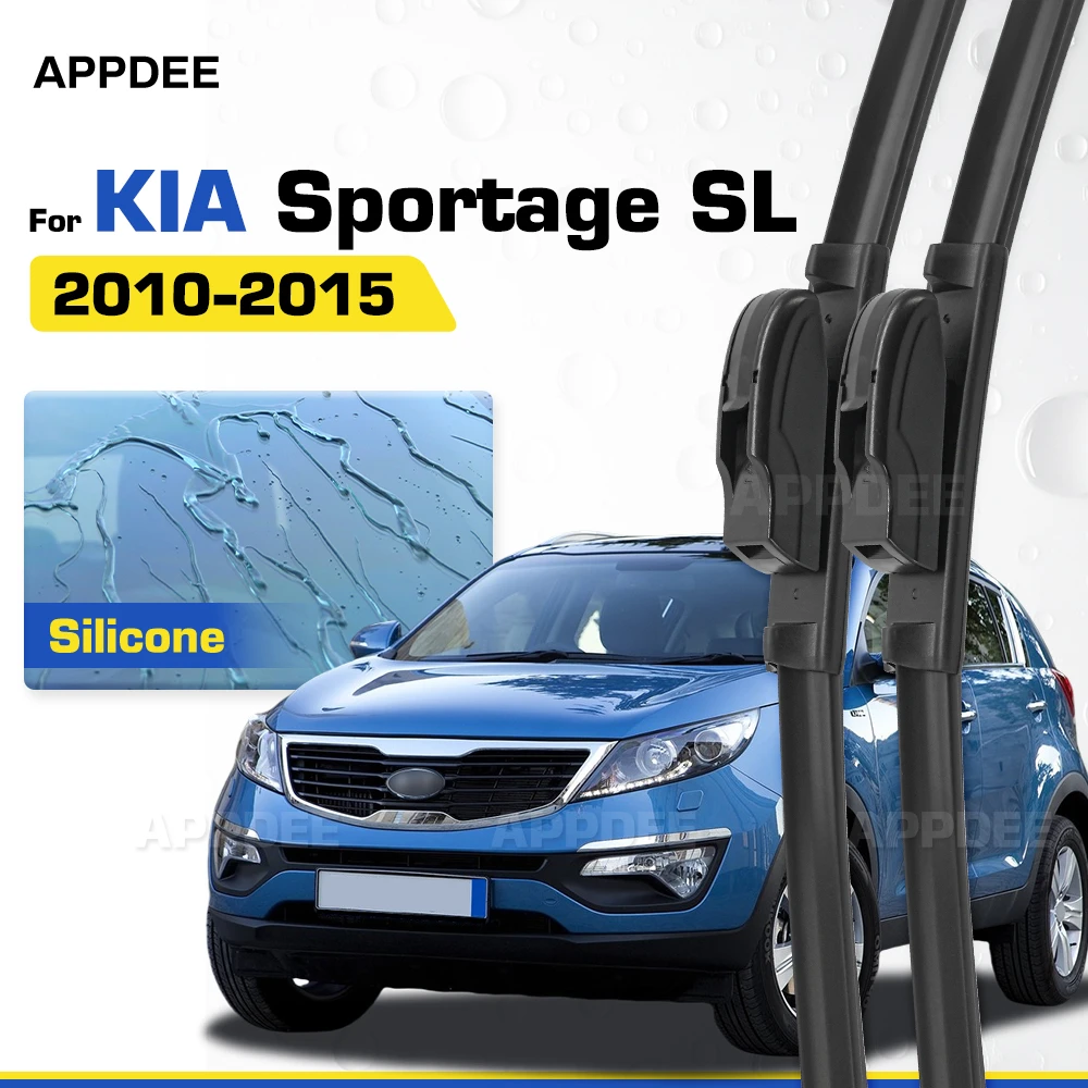 Silicone & Rubber LHD&RHD Front Wiper Blades Set For KIA Sportage SL 2010-2015 Coated Windshield Windscreen Window Brushes
Silicone & Rubber LHD&RHD Front Wiper Blades Set For KIA Sportage SL 2010-2015 Coated Windshield Windscreen Window Brushes