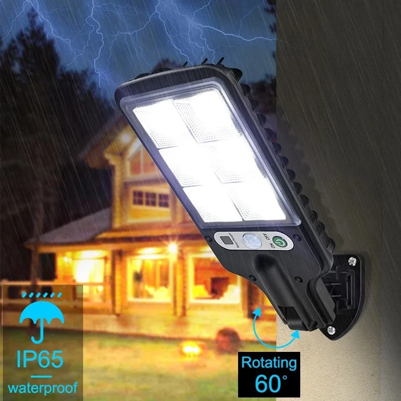 Solar Street Lights Outdoor Super Bright Solar Lamp With 3 Light Mode Motion Sensor Wall Lighting for Garden Patio Path Yard
Solar Street Lights Outdoor Super Bright Solar Lamp With 3 Light Mode Motion Sensor Wall Lighting for Garden Patio Path Yard