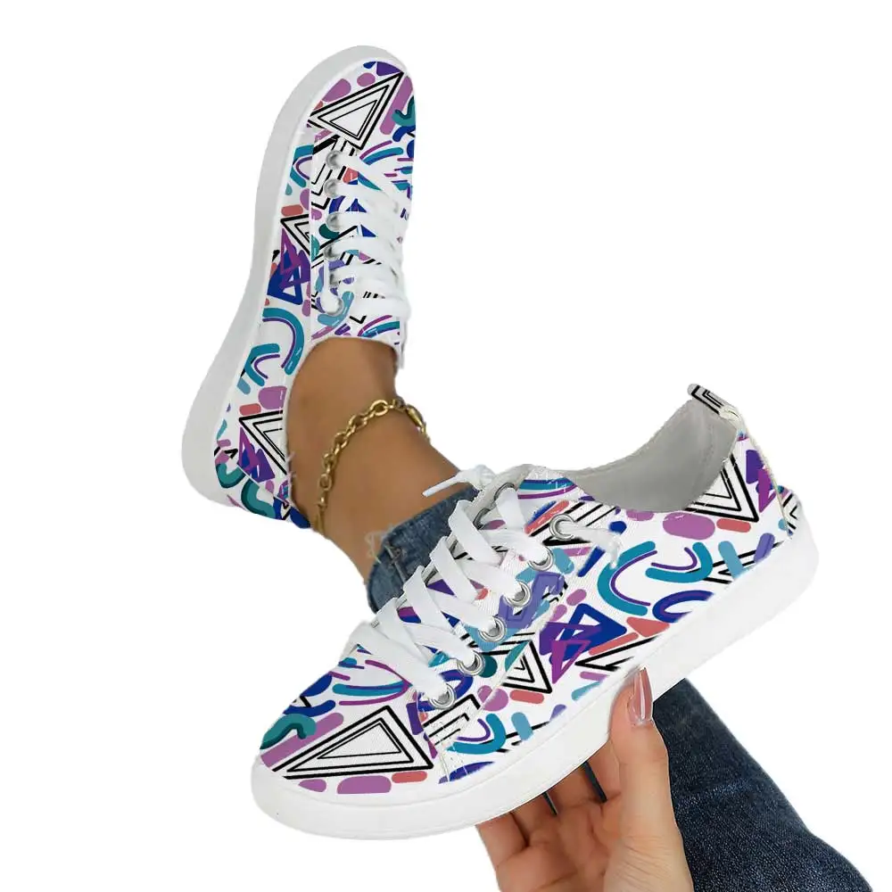 Fashion Graffiti Abstract Print Women's Canvas Shoes Low Top Lace-Up Casual Sneakers Breathable Flat Shoes for Daily Wear
Fashion Graffiti Abstract Print Women's Canvas Shoes Low Top Lace-Up Casual Sneakers Breathable Flat Shoes for Daily Wear