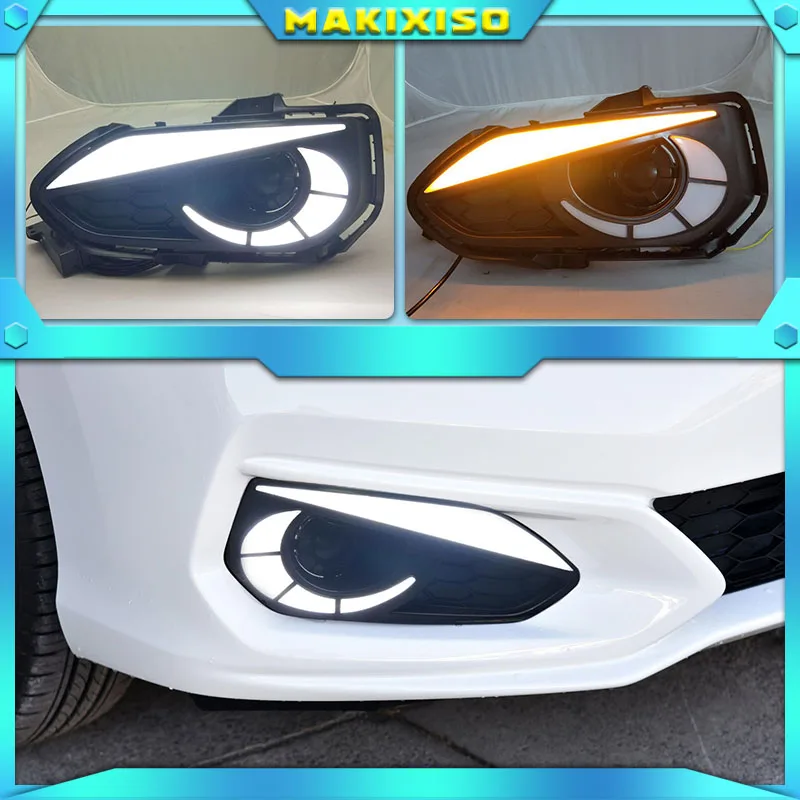 2PCS LED Daytime Running Light For Honda Fit Jazz 2018 2019 Car Accessories Waterproof 12V DRL LED Fog Lamp Decoration
2PCS LED Daytime Running Light For Honda Fit Jazz 2018 2019 Car Accessories Waterproof 12V DRL LED Fog Lamp Decoration