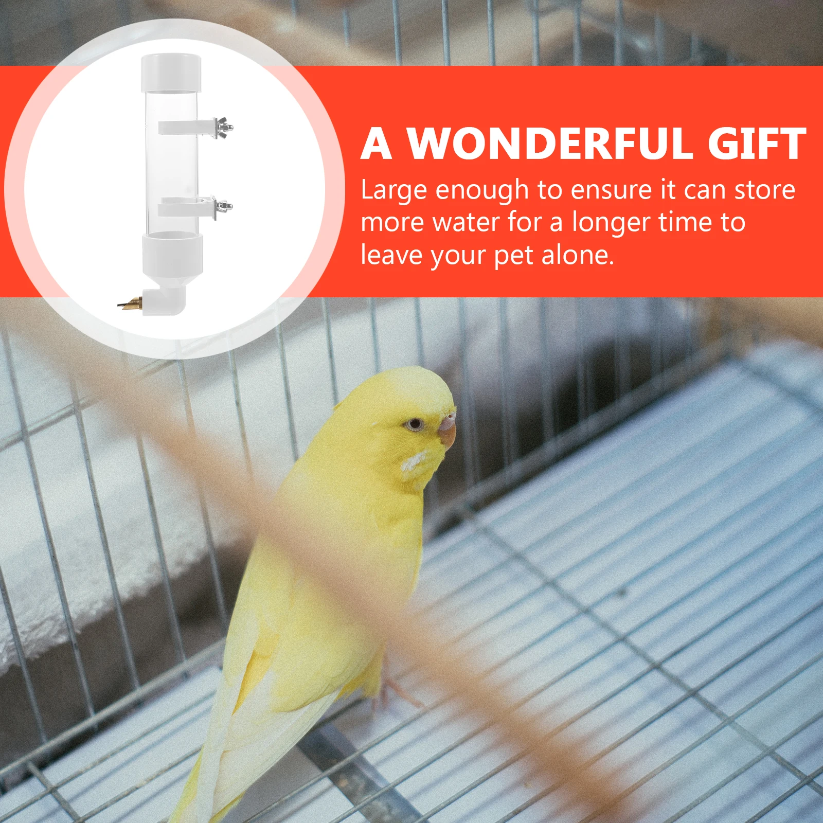 Automatic Bird Waterer Plastic Durable Large Storage Continuous Supply Cage Feeder Dispenser Outdoor Pet Accessories
Automatic Bird Waterer Plastic Durable Large Storage Continuous Supply Cage Feeder Dispenser Outdoor Pet Accessories