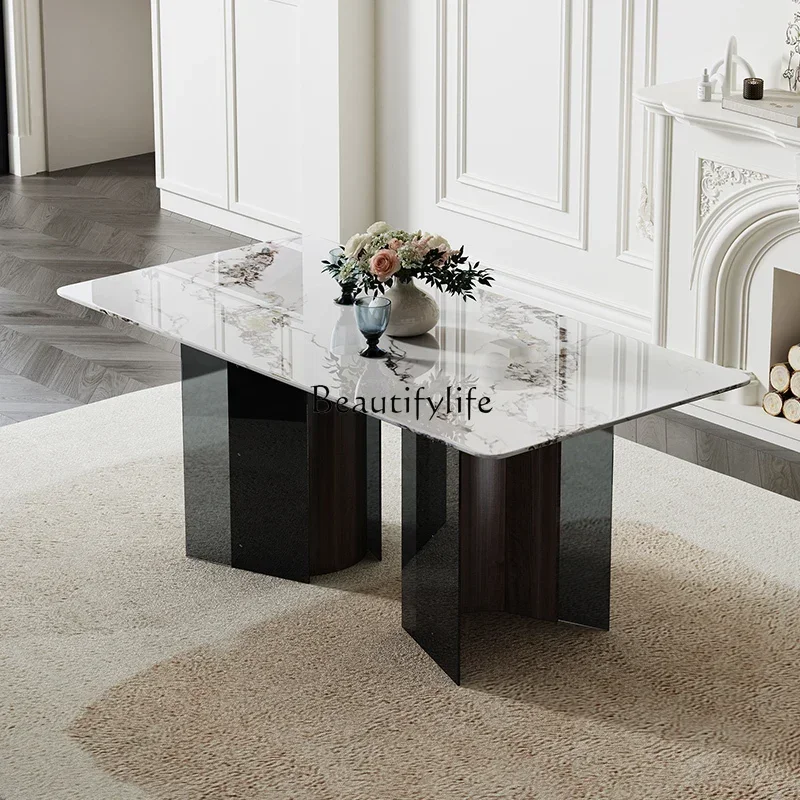 Обеденный стол FG-Marble: современный, элегантный, прямоугольный, для всей семьи, в комплекте со стульями.
Обеденный стол FG-Marble: современный, элегантный, прямоугольный, для всей семьи, в комплекте со стульями.