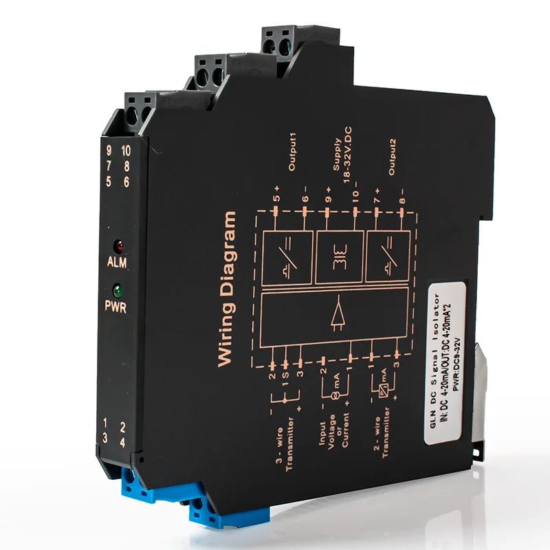 DC 24V Electrical Signal Converter 1 In 1 Out Ultra-Thin Galvanic Signal Converter 4-20mA to 0-10V Analog Signal Isolator
DC 24V Electrical Signal Converter 1 In 1 Out Ultra-Thin Galvanic Signal Converter 4-20mA to 0-10V Analog Signal Isolator