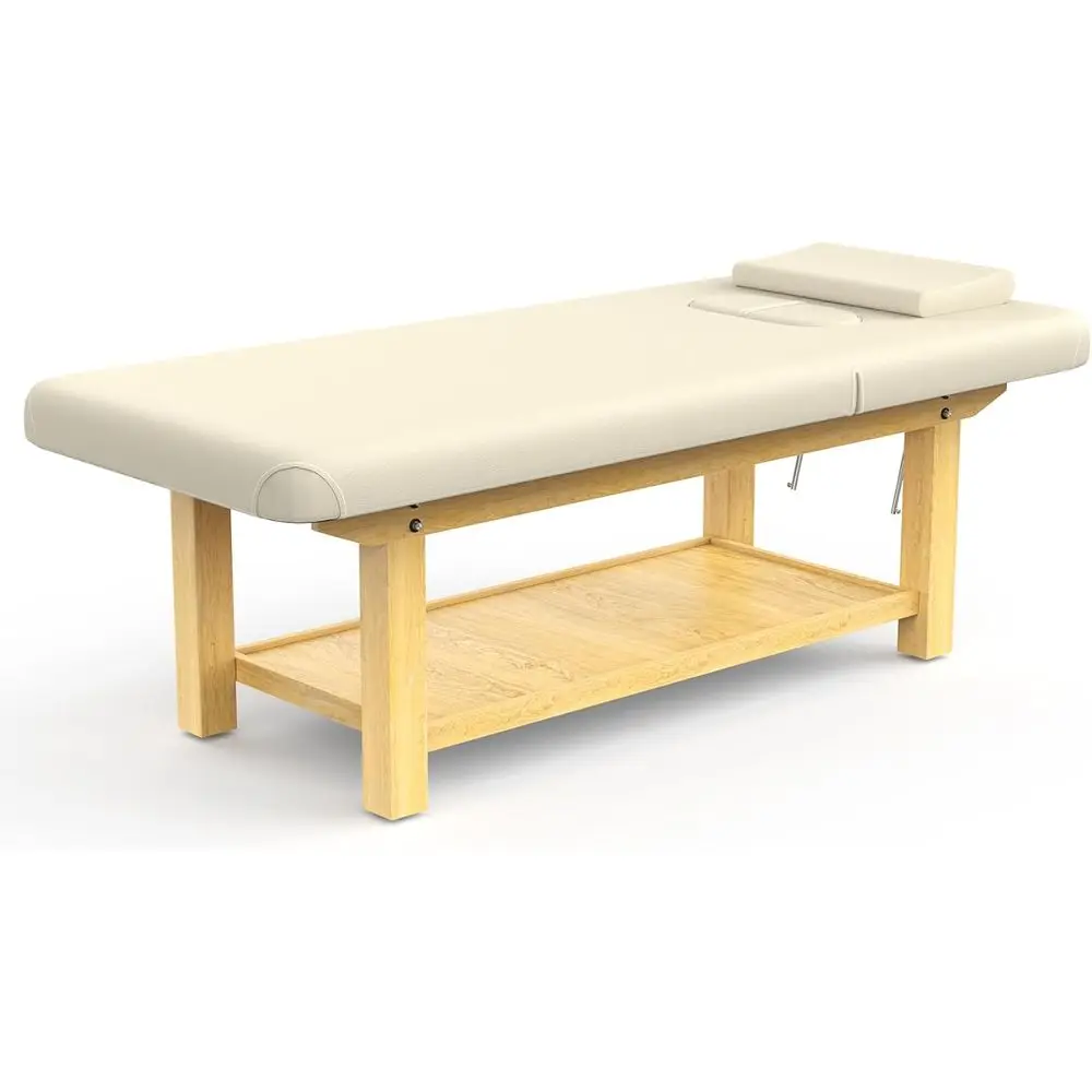 Массажный стол из искусственной кожи бежево-серого цвета, 80 см шириной x 190 см длиной, 4-ногая конструкция для спа и физиотерапии
Массажный стол из искусственной кожи бежево-серого цвета, 80 см шириной x 190 см длиной, 4-ногая конструкция для спа и физиотерапии