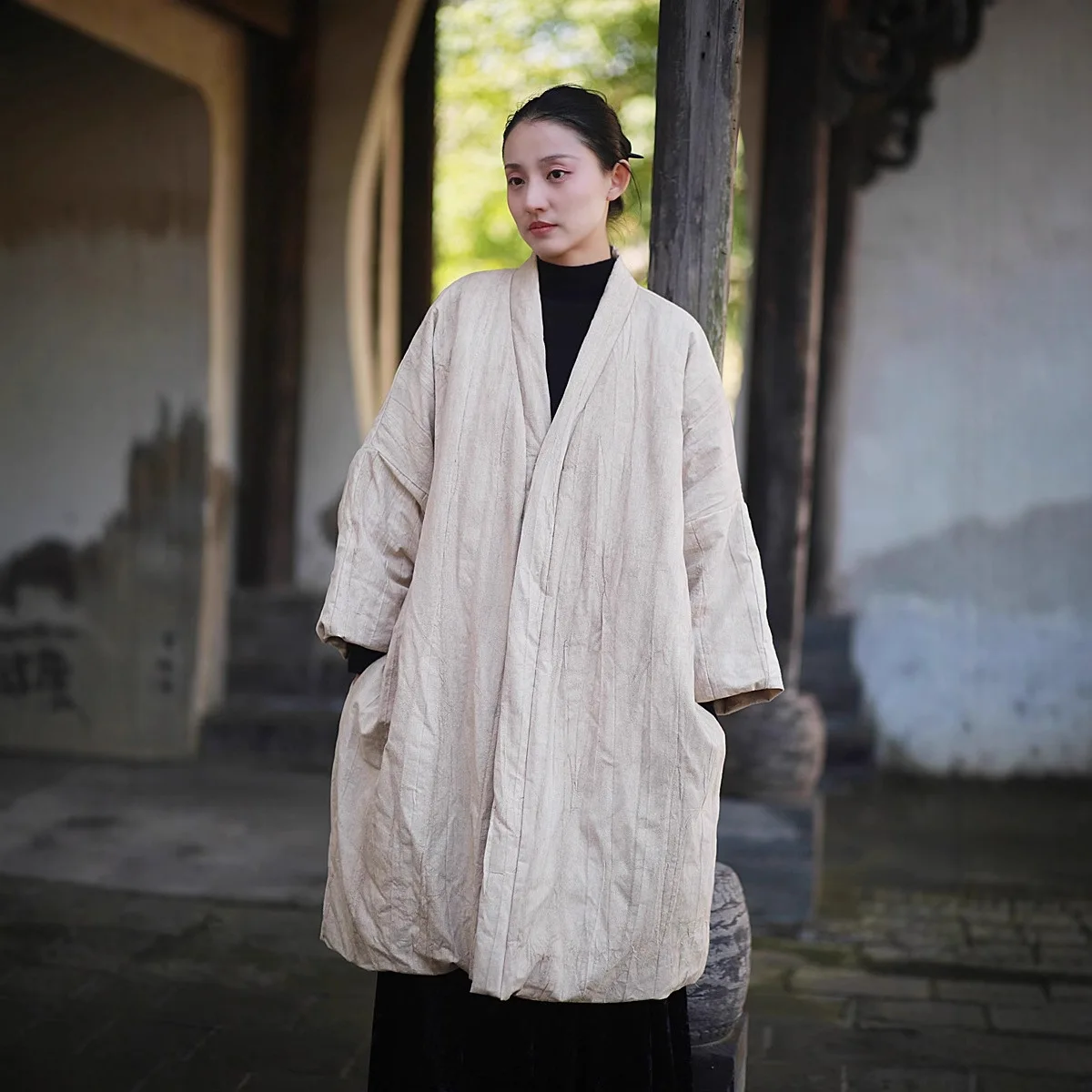 Autumn Winter Retro Cotton Coat Women's Warm Zen-inspired Top Outerwear Padded Jacket Mid-length Parka Original Design Clothing
Autumn Winter Retro Cotton Coat Women's Warm Zen-inspired Top Outerwear Padded Jacket Mid-length Parka Original Design Clothing