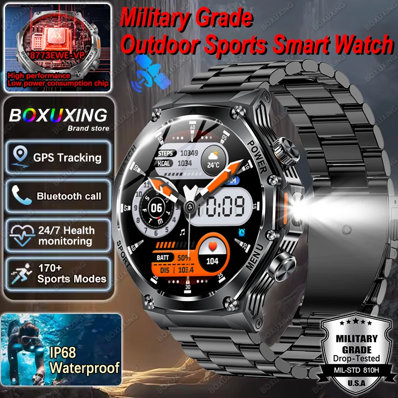 Military Grade Stratos 4 Ultra Smart Watch 800mAh Battery IP68 Waterproof GPS BT Call AMOLED HD Men Sports 2026 New Smartwatches
Military Grade Stratos 4 Ultra Smart Watch 800mAh Battery IP68 Waterproof GPS BT Call AMOLED HD Men Sports 2026 New Smartwatches