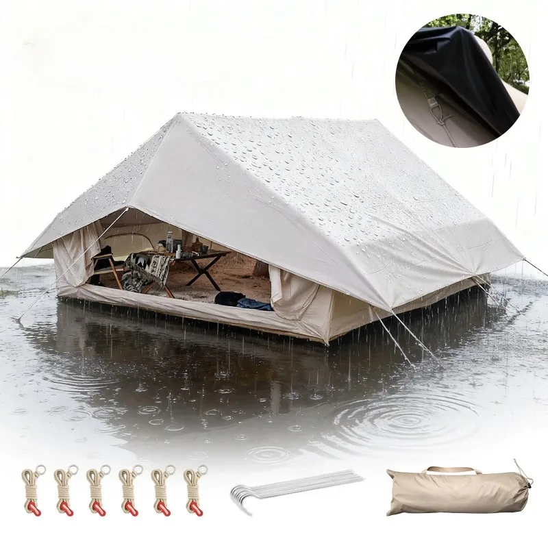10‘ x 13’ Rainfly Fits for 6-8 People, Waterproof and Ultralight Survival Tent Shelter Awning Sunshade Cloth,Easy Set-Up Camping
10‘ x 13’ Rainfly Fits for 6-8 People, Waterproof and Ultralight Survival Tent Shelter Awning Sunshade Cloth,Easy Set-Up Camping