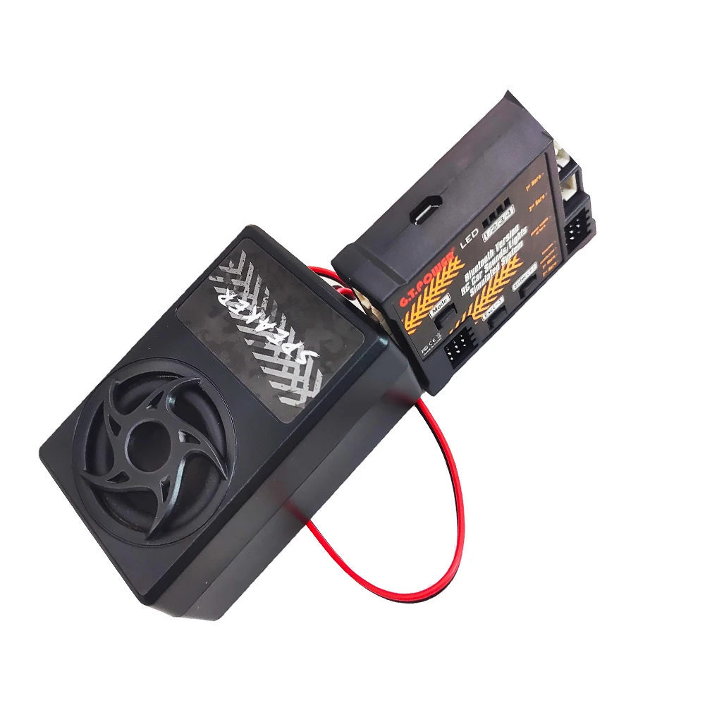 GT Power Bluetooth Version RC Car Engine Sound Simulated / Lights Simulated System For RC Car Axial SCX 10 TRX4
GT Power Bluetooth Version RC Car Engine Sound Simulated / Lights Simulated System For RC Car Axial SCX 10 TRX4