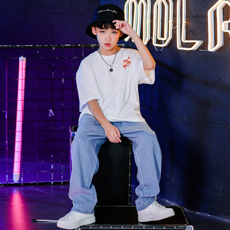 Children's Street Dance Clothing Boys Hip-Hop Loose Short Sleeve KidshiphopKorean Style Clothes Boys Street Dance Outfits Trendy
Children's Street Dance Clothing Boys Hip-Hop Loose Short Sleeve KidshiphopKorean Style Clothes Boys Street Dance Outfits Trendy