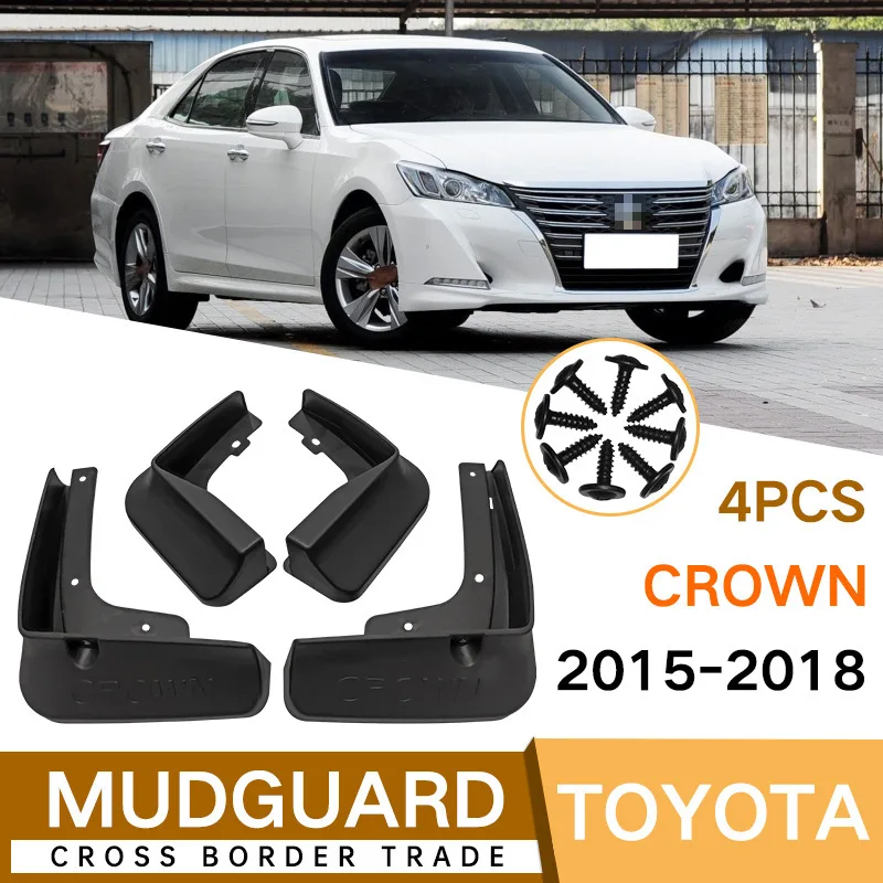 For 2015-2018 Toyota Crown Soft Front & Rear Mud Flaps Mudguards Splash Guards Auto Accessories
For 2015-2018 Toyota Crown Soft Front & Rear Mud Flaps Mudguards Splash Guards Auto Accessories