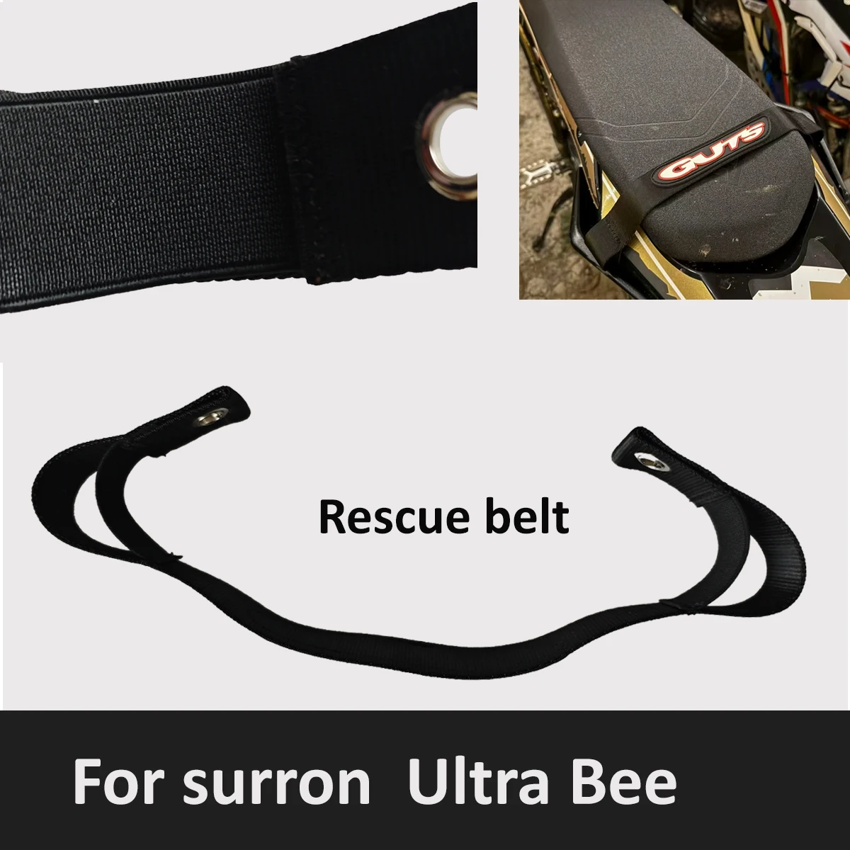 Мотоцикл для Surron Ultra Bee, задний спасательный ремень, ремень-слинг, поводки, велосипед для грязи, утолщенный тяговый ремень, ремень-слинг
Мотоцикл для Surron Ultra Bee, задний спасательный ремень, ремень-слинг, поводки, велосипед для грязи, утолщенный тяговый ремень, ремень-слинг