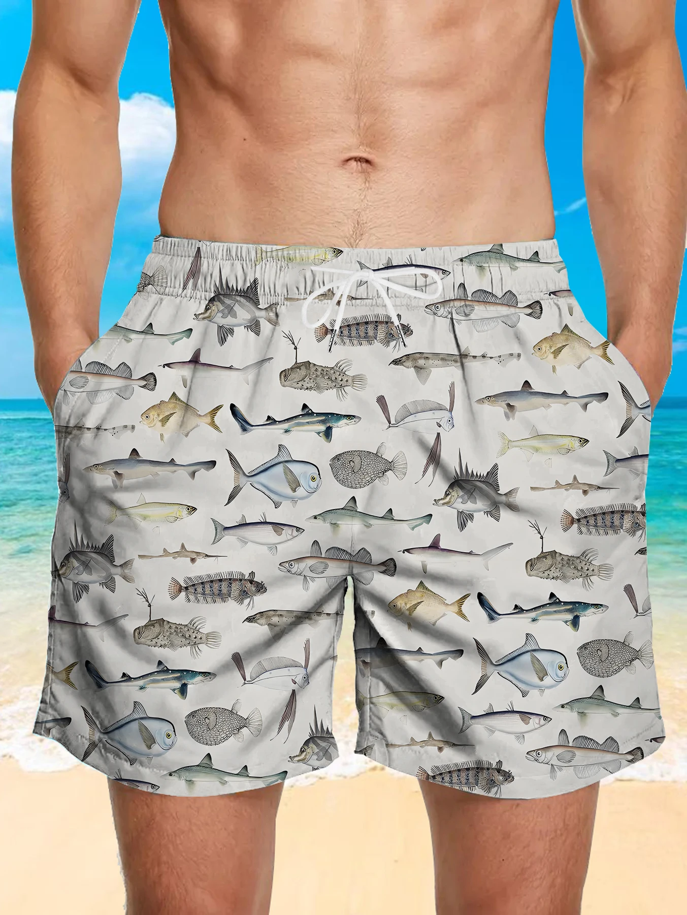 Graphic Digital Printed Men Shorts All Over Print Polyester Quick Dry Beach Pants
Graphic Digital Printed Men Shorts All Over Print Polyester Quick Dry Beach Pants