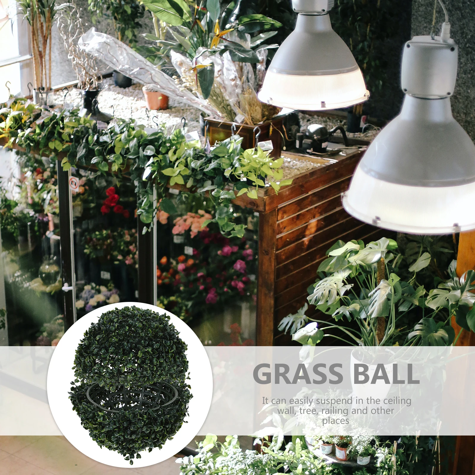Grass Ball Decoration Hanging Fake Plant Simulation Balls Moss Pendant Decorate Mother
Grass Ball Decoration Hanging Fake Plant Simulation Balls Moss Pendant Decorate Mother