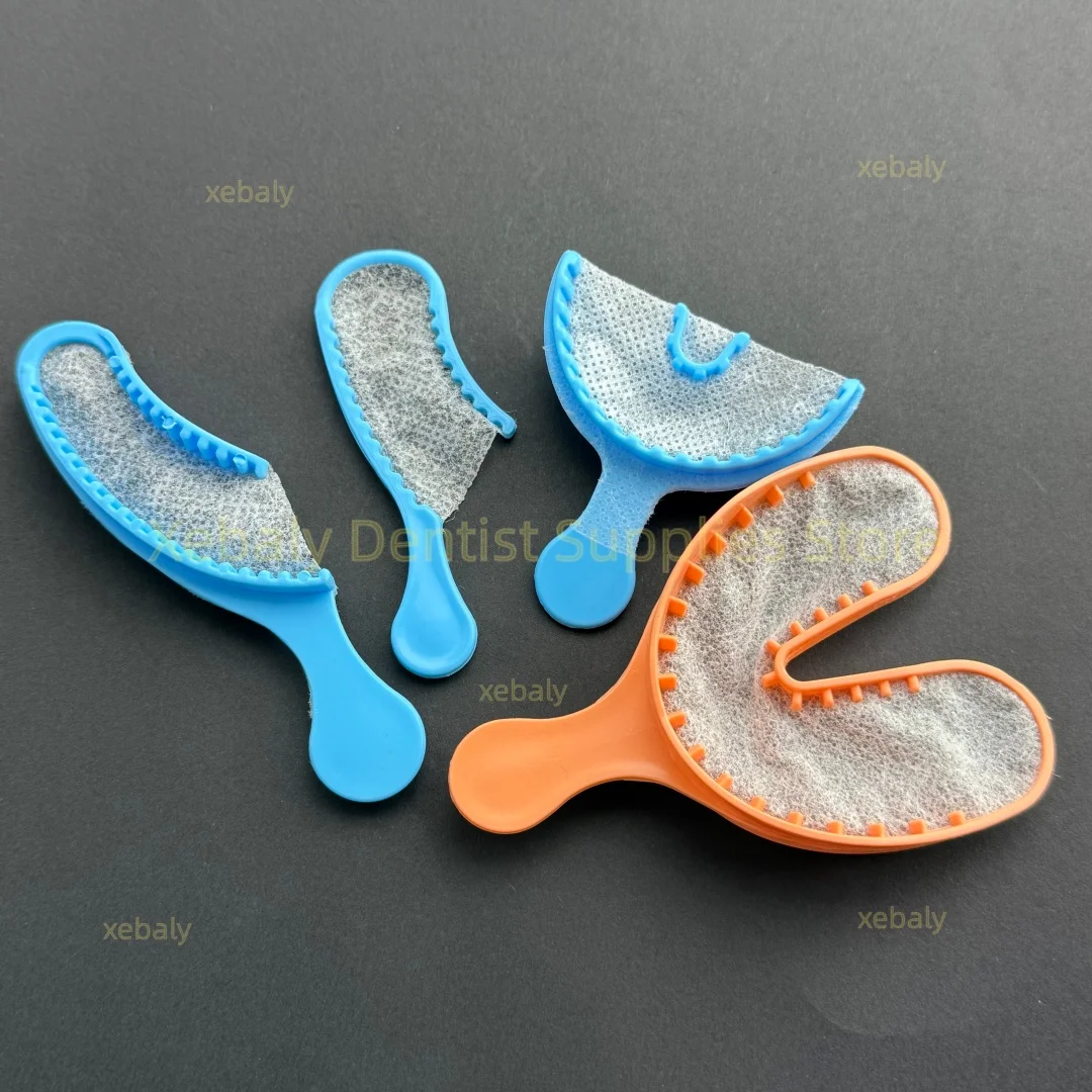 100 шт. одноразовый слепочный лоток для регистрации укуса зубов, тройной лоток с нетканым материалом, пластиковый держатель для зубов, форма, половина арки
100 шт. одноразовый слепочный лоток для регистрации укуса зубов, тройной лоток с нетканым материалом, пластиковый держатель для зубов, форма, половина арки